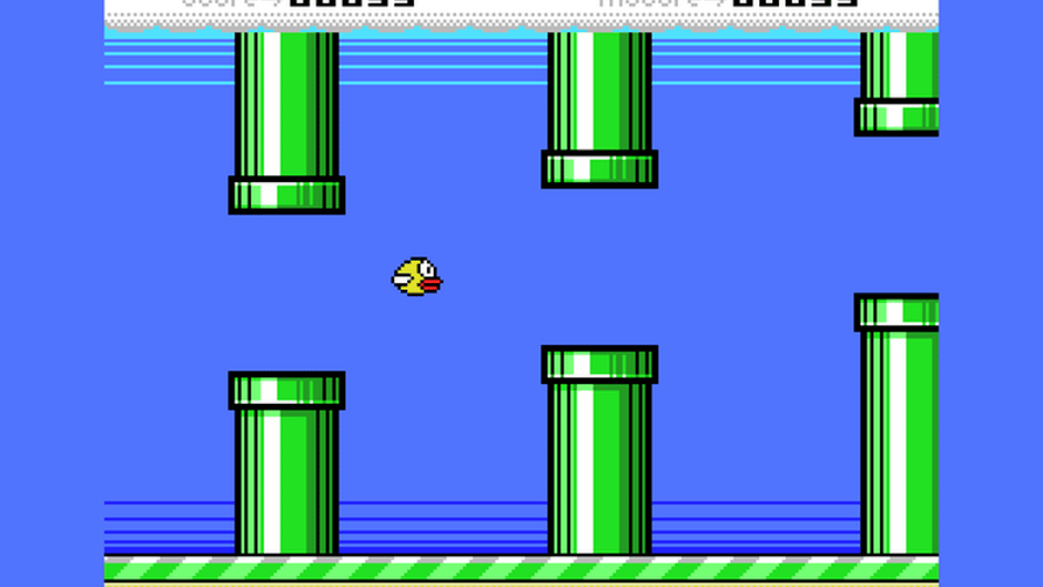 Flappybird for MSX Screenshot