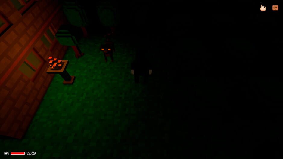 Spooky Halloween in the Voxel World Screenshot