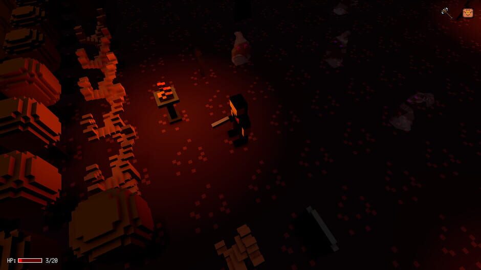 Spooky Halloween in the Voxel World Screenshot