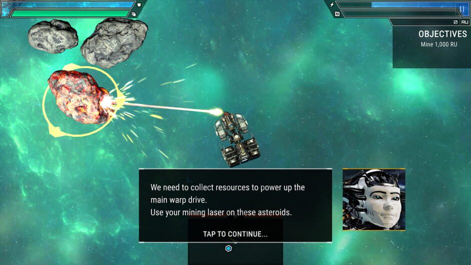 สกรีนช็อตจาก Starlost: Space Shooter (รูปที่ 2)