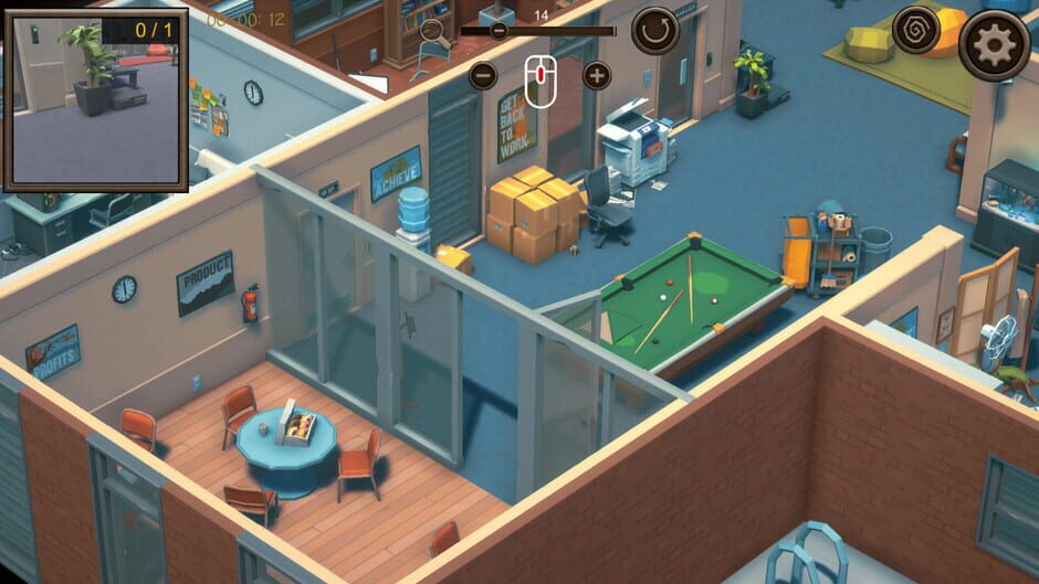 Hidden Office Top-Down 3D Screenshot