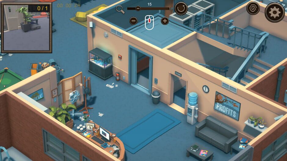 Hidden Office Top-Down 3D Screenshot
