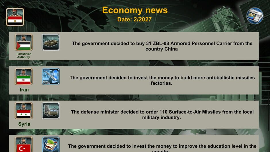 Middle East Empire 2027 Screenshot