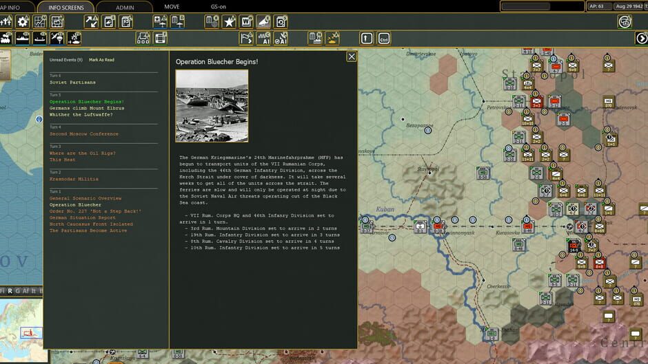 Gary Grigsby's War in the East 2: Steel Inferno Screenshot