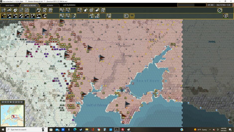 Gary Grigsby's War in the East 2: Steel Inferno Screenshot