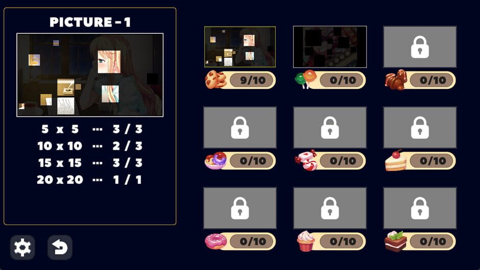 Nonogram: Girl's Sweets Screenshot