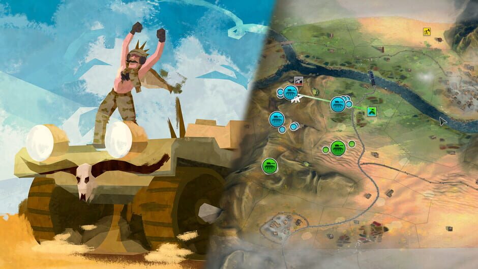 Rebel Inc: Escalation - Sand & Secrets Screenshot