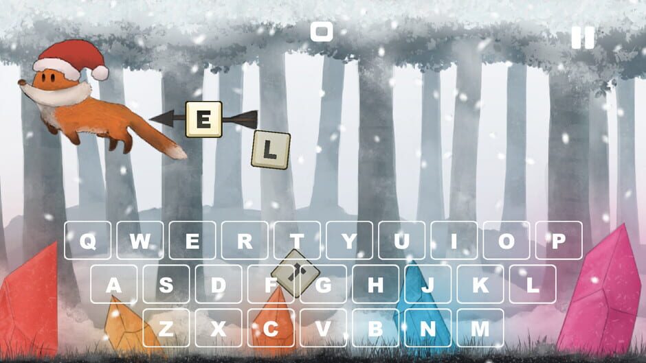 สกรีนช็อตจาก Red Fox and the Four Seasons: Typing Game (รูปที่ 4)