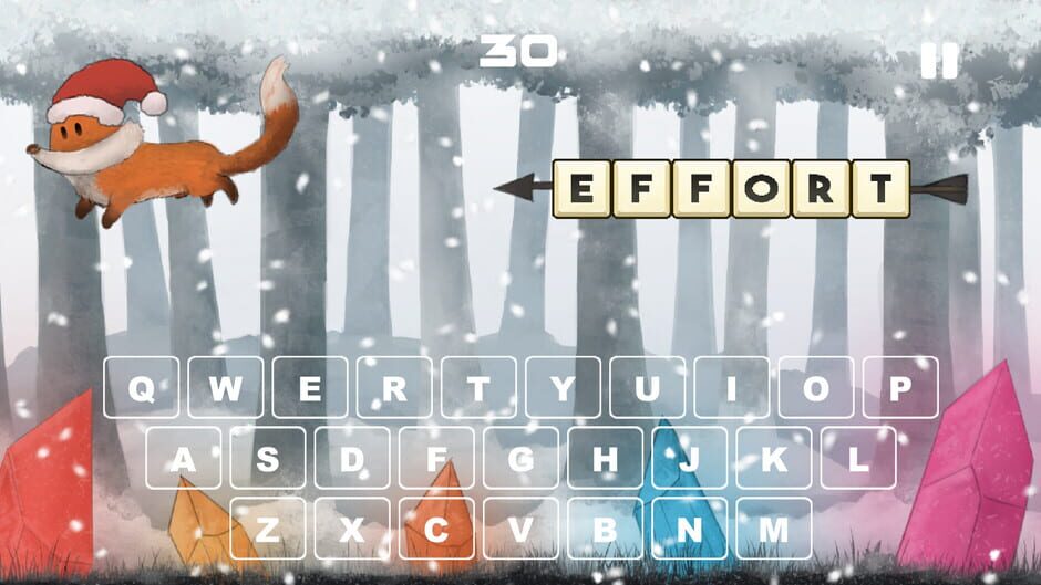 สกรีนช็อตจาก Red Fox and the Four Seasons: Typing Game (รูปที่ 5)