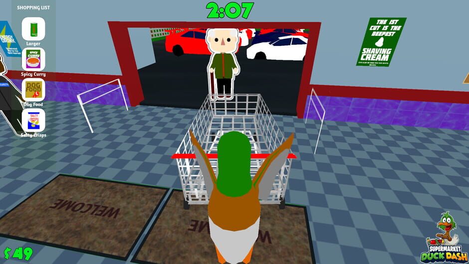 Supermarket Duck Dash Screenshot