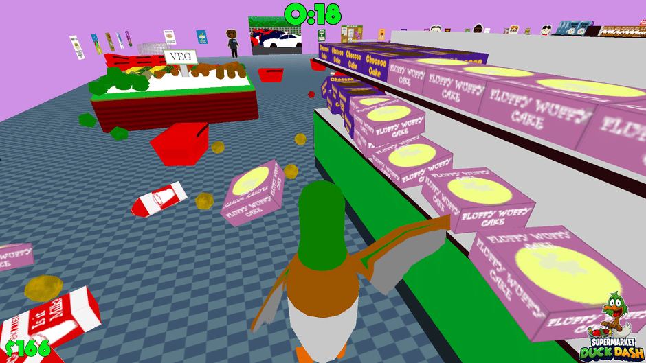 Supermarket Duck Dash Screenshot