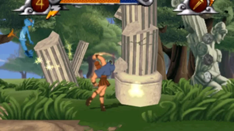 Disney's Hercules Action Game, captura de tela 1