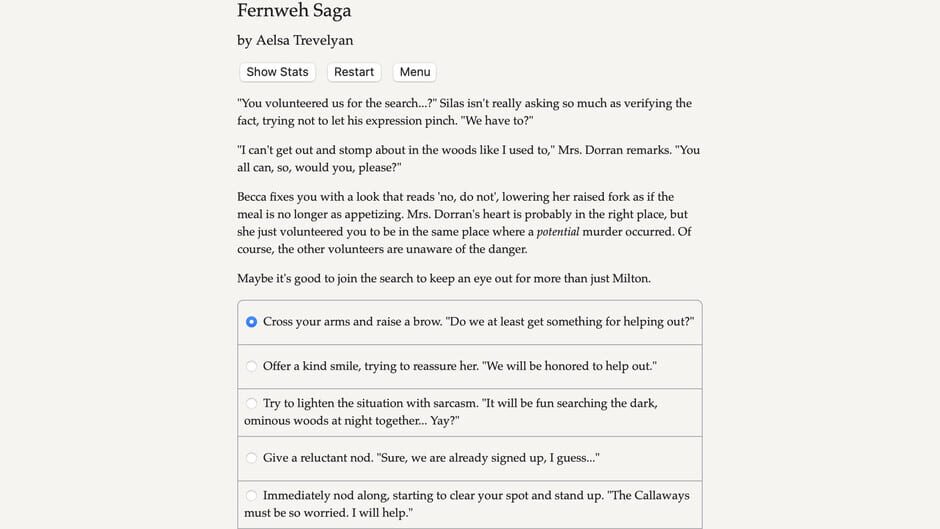 The Fernweh Saga: Book One Screenshot