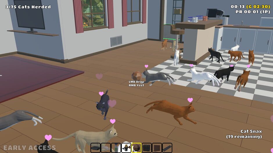 Cat Herders: Couch Coop Cat Corralling! Screenshot