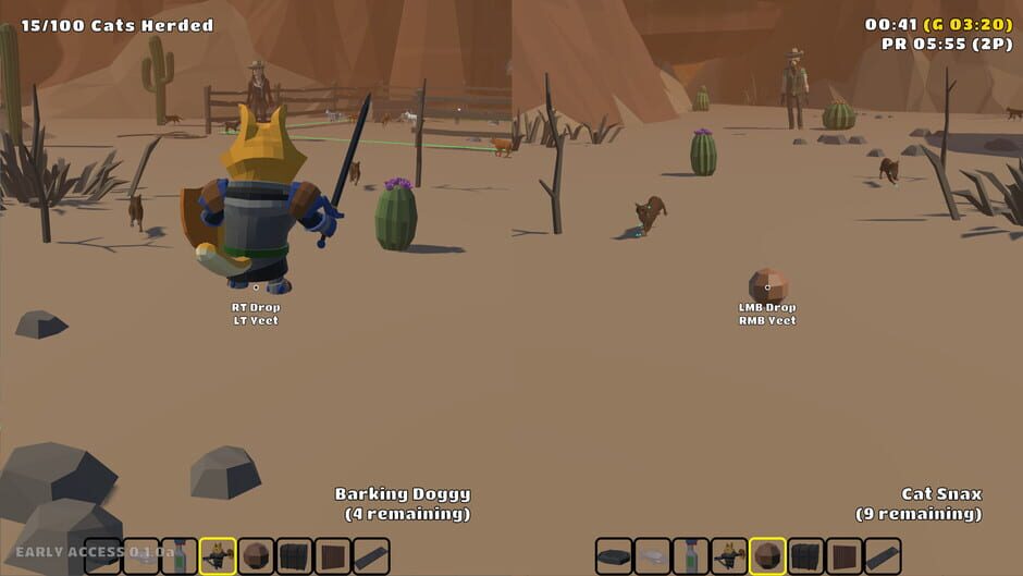 Cat Herders: Couch Coop Cat Corralling! Screenshot