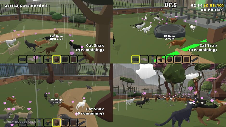 Cat Herders: Couch Coop Cat Corralling! Screenshot