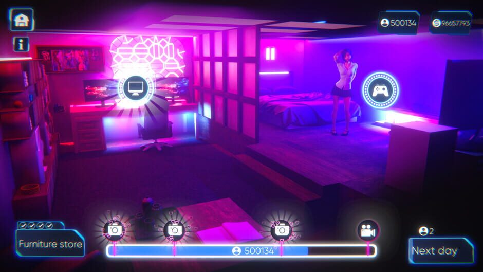 สกรีนช็อตจาก OnlyFap Simulator 3 (รูปที่ 2)