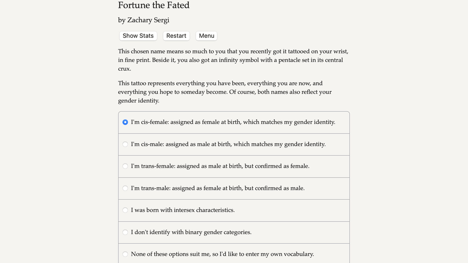 Fortune the Fated Screenshot