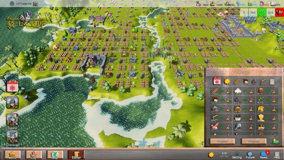 Knights and Craftsmen Screenshot