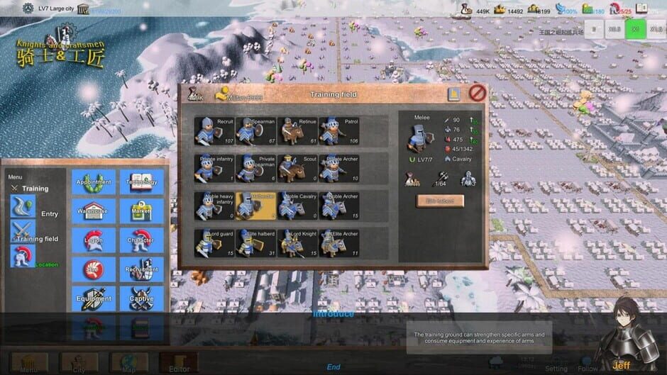 Knights and Craftsmen Screenshot