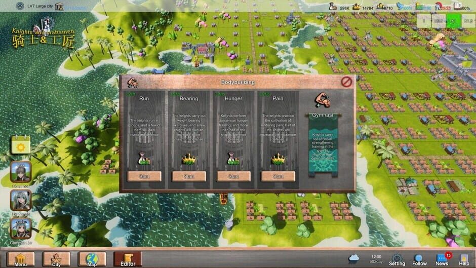 Knights and Craftsmen Screenshot