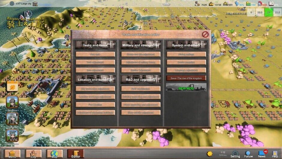 Knights and Craftsmen Screenshot