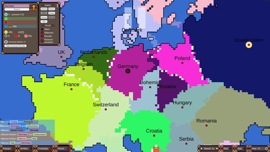 Ages of Conflict: World War Simulator Screenshot