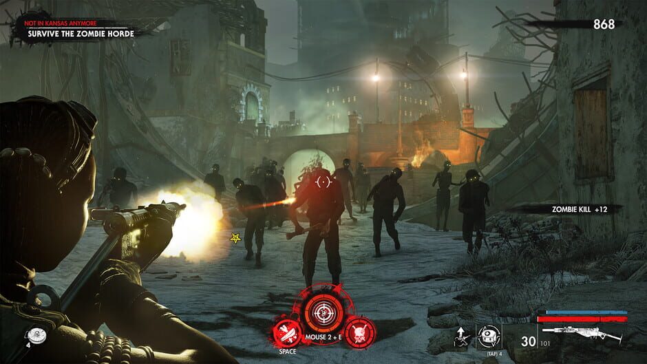 สกรีนช็อตจาก Zombie Army 4: Dead War - Sten MK2 SMG Bundle (รูปที่ 3)