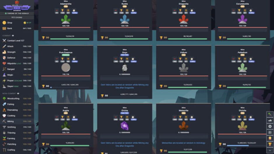 Melvor Idle: Throne of the Herald Screenshot