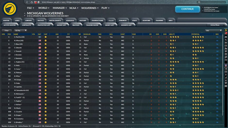 Franchise Hockey Manager 9 Screenshot