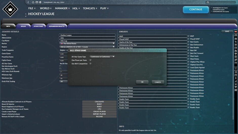 Franchise Hockey Manager 9 Screenshot