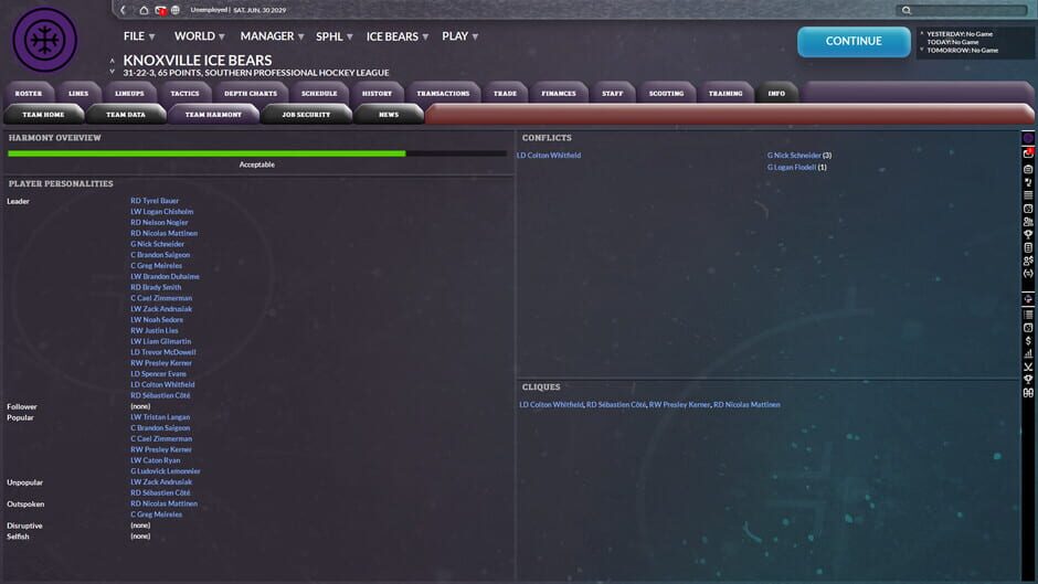 Franchise Hockey Manager 9 Screenshot