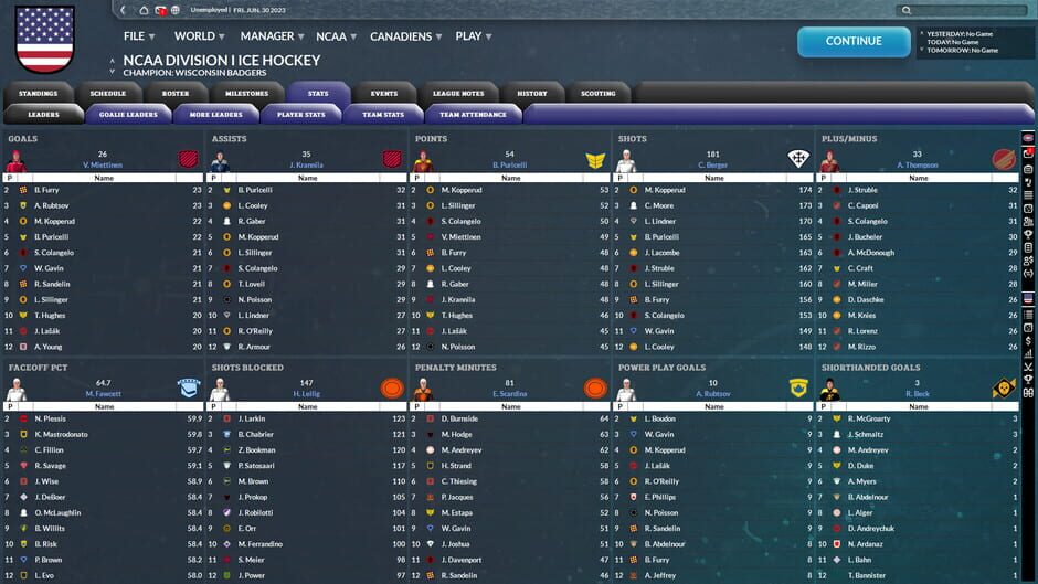 Franchise Hockey Manager 9 Screenshot