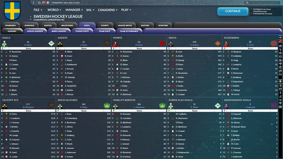 Franchise Hockey Manager 9 Screenshot