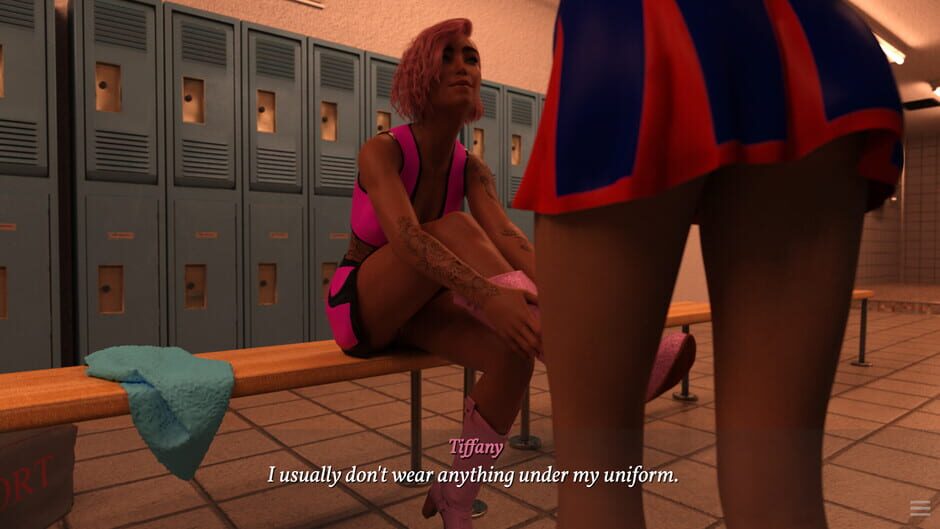 Futanari Sex: Locker Room Affair Screenshot