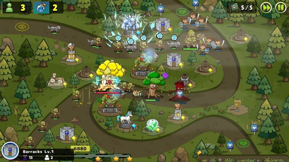 Luna & Monsters TD: The Deprived Magical Kingdom Screenshot