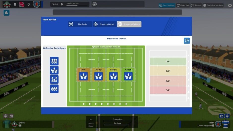 Rugby Union Team Manager 4 Screenshot