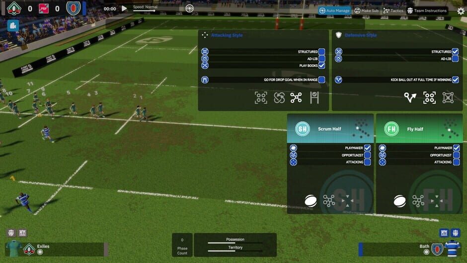 Rugby Union Team Manager 4 Screenshot