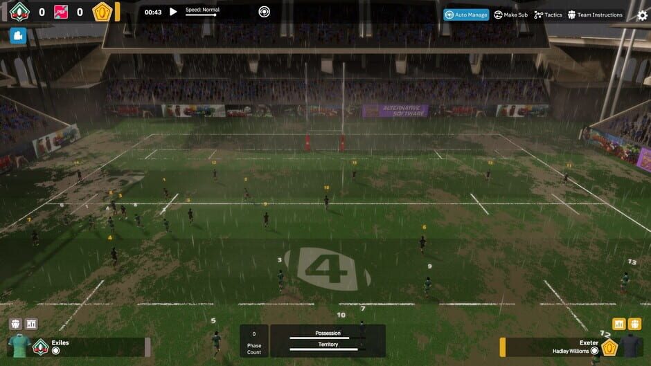 Rugby Union Team Manager 4 Screenshot