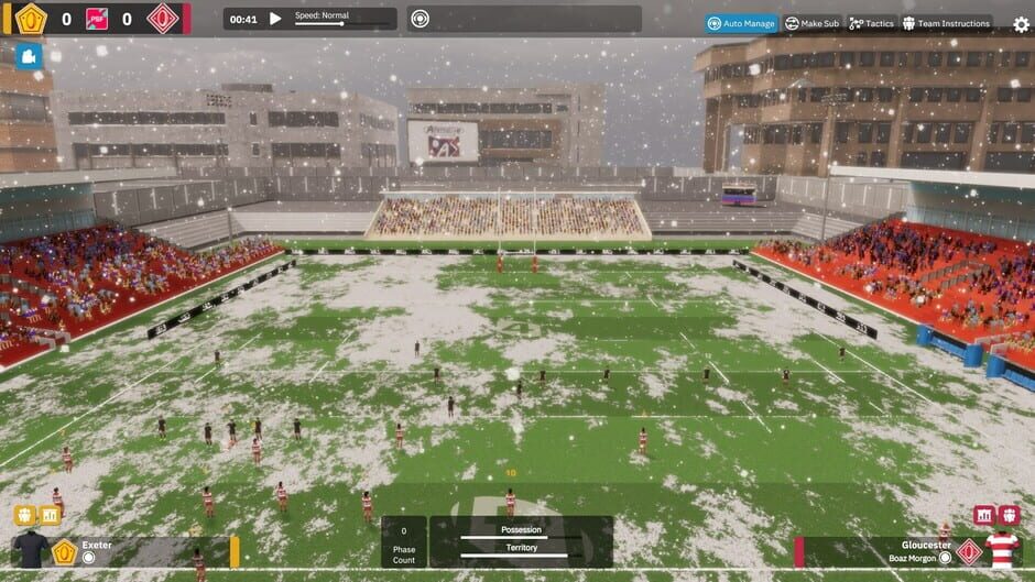 Rugby Union Team Manager 4 Screenshot