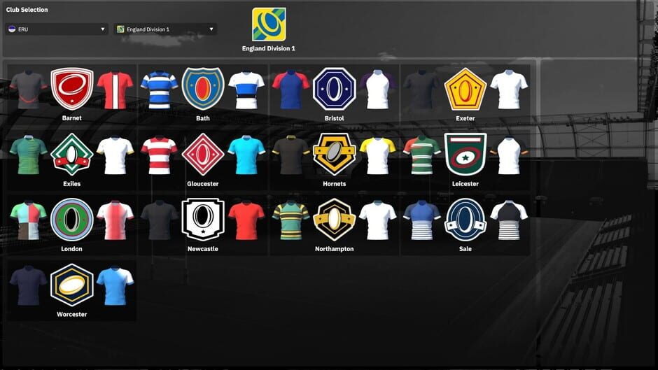 Rugby Union Team Manager 4 Screenshot