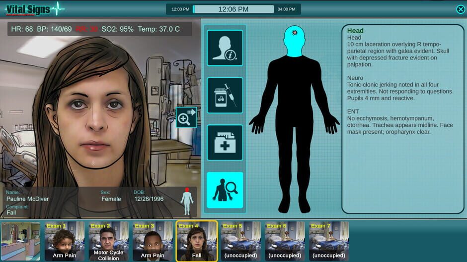 สกรีนช็อตจาก Vital Signs: Emergency Department - Injuries Package #2 (รูปที่ 4)