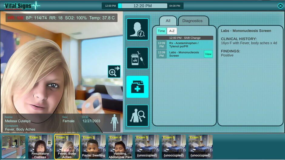 สกรีนช็อตจาก Vital Signs: Emergency Department - Pediatric Common Disease Package (รูปที่ 3)