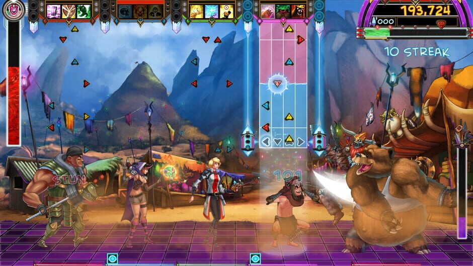 สกรีนช็อตจาก The Metronomicon: Slay the Dance Floor - Chiptune Challenge Pack 1 (รูปที่ 2)