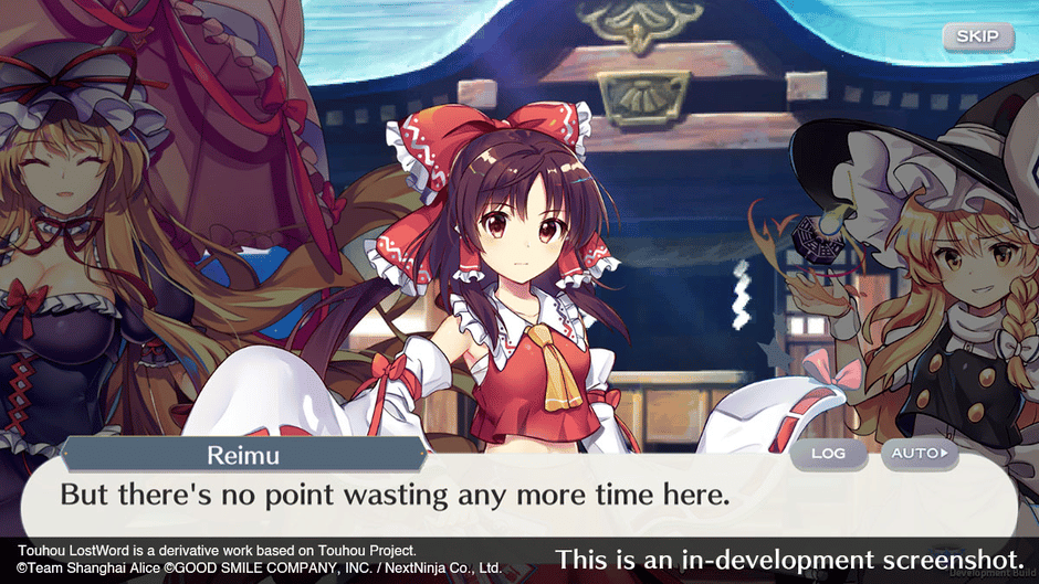 Touhou Lost Word Screenshot