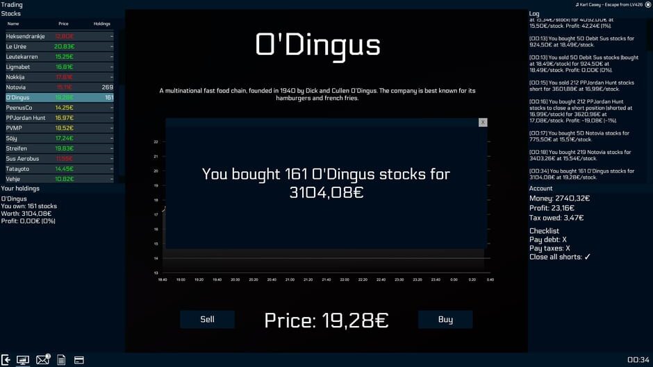 Trader of the Night Screenshot