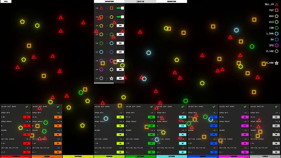 Idle Shapes Screenshot