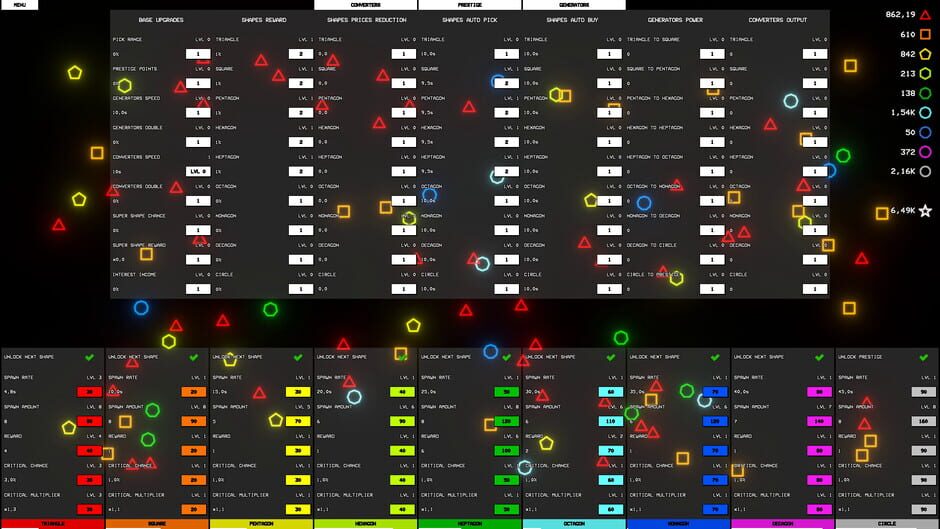 Idle Shapes Screenshot