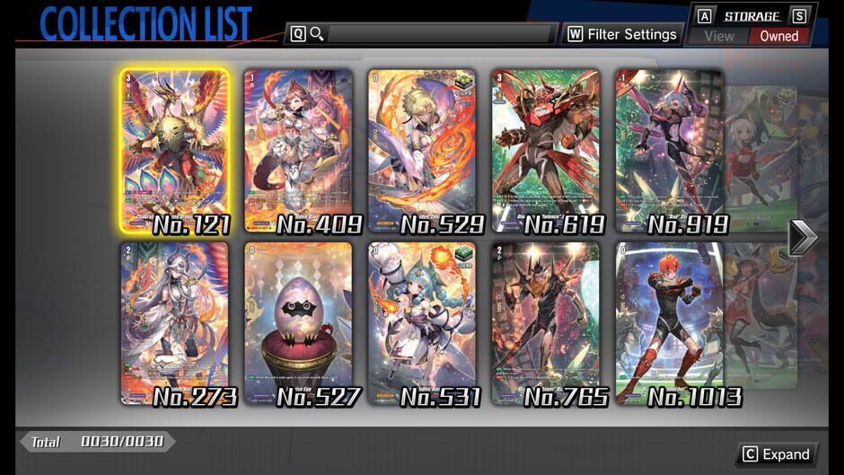 Cardfight!! Vanguard: Dear Days - Rare Card Set 08 D-SS01: Festival Collection 2021 screenshot 1