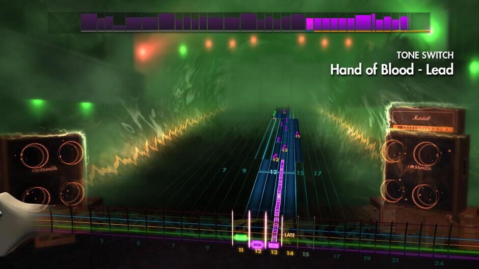 สกรีนช็อตจาก Rocksmith 2014: Bullet For My Valentine Song Pack (รูปที่ 5)